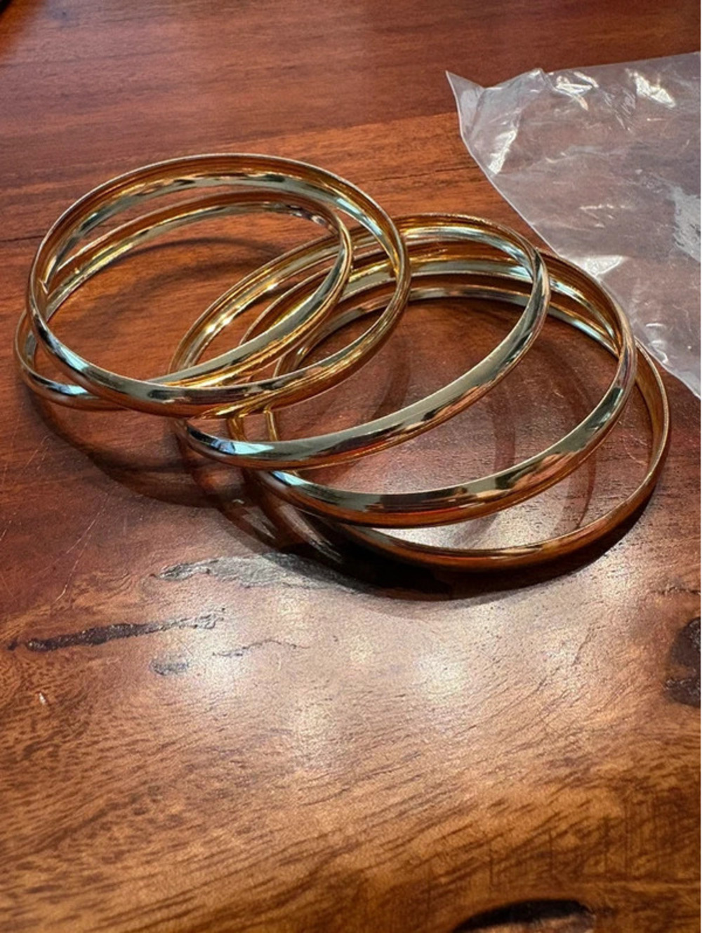 A New Day Gold Domed Bangle Bracelet Set 6pc Stackable Target